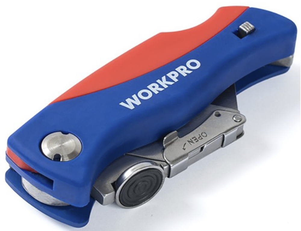 Нож складной WORKPRO с упором для пальца (WP211006) – №2