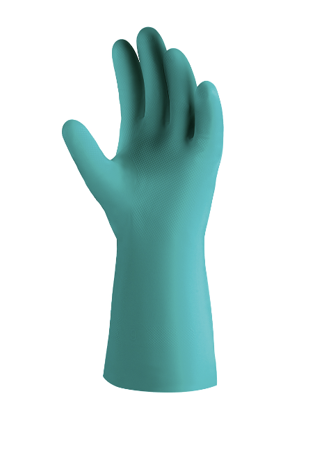 Перчатки химостойкие Jeta Safety Atom Oil с хлопковым напылением, размер XL – №1