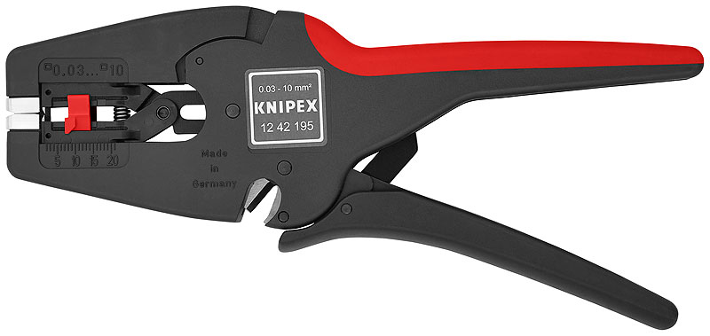 Стриппер Knipex MultiStrip 10 0.3-10 мм (KN-1242195) – фото №1 Стриппер Knipex MultiStrip 10 0.3-10 мм (KN-1242195) – №1