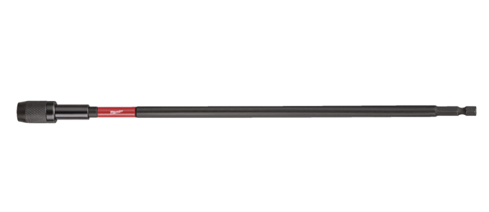 Битодержатель магнитный Milwaukee 1/4" HEX 305 мм с фиксатором – фото №1 Битодержатель магнитный Milwaukee 1/4" HEX 305 мм с фиксатором – №1