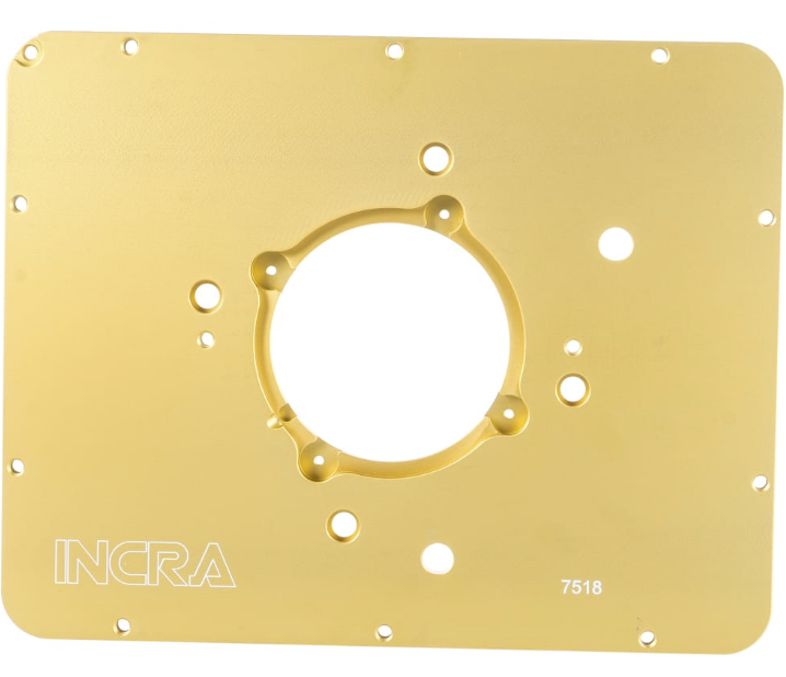 Пластина для крепления фрезера Incra MLP7518-AL – фото №1 Пластина для крепления фрезера Incra MLP7518-AL – №1