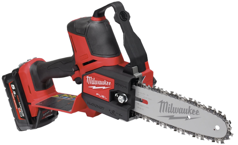 Аккумуляторная цепная пила Milwaukee M18 FHS20-552 (2х5,5 Ач) – фото №1 Аккумуляторная цепная пила Milwaukee M18 FHS20-552 (2х5,5 Ач) – №1