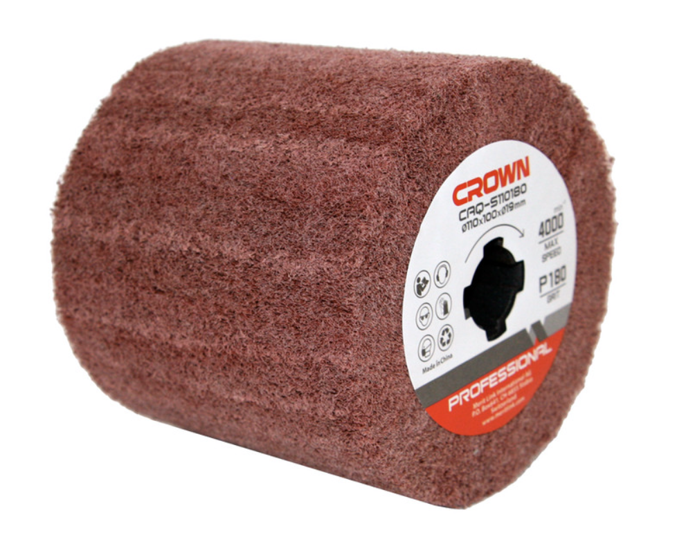 Щетка для браширования Crown CAQ-S110180 абразивная – №1
