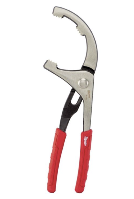 Зажимной ключ Milwaukee для снятия ПВХ/ масляного фильтров – №1