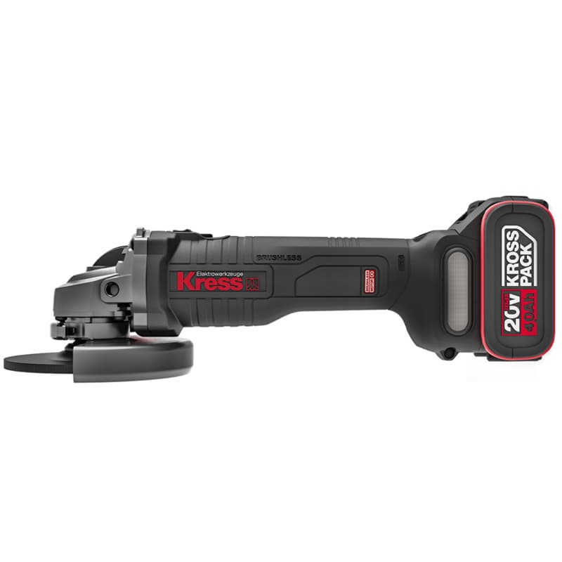 Аккумуляторная УШМ Kress KU801 20В (без акк и з/у) – фото №1 Аккумуляторная УШМ Kress KU801 20В (без акк и з/у) – №1