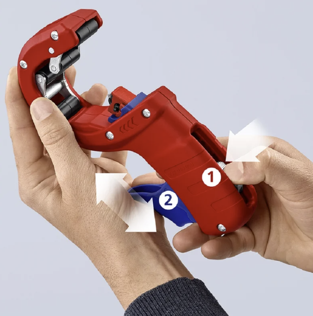 Труборез Knipex DPT50 для канализационных пластиковых труб – фото №1 Труборез Knipex DPT50 для канализационных пластиковых труб – №1