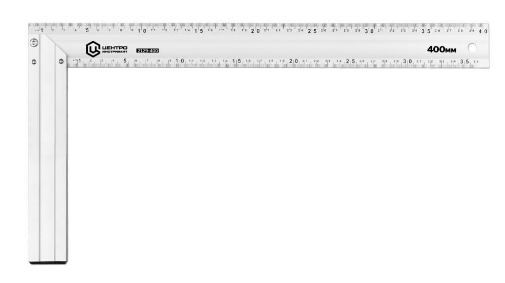 Угольник двухсторонний ЦентроИнструмент 400 мм (2129-400) – №1
