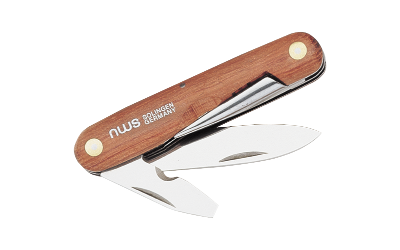 Нож складной для кабеля NWS с деревянной рукояткой (963-3-75) – №1