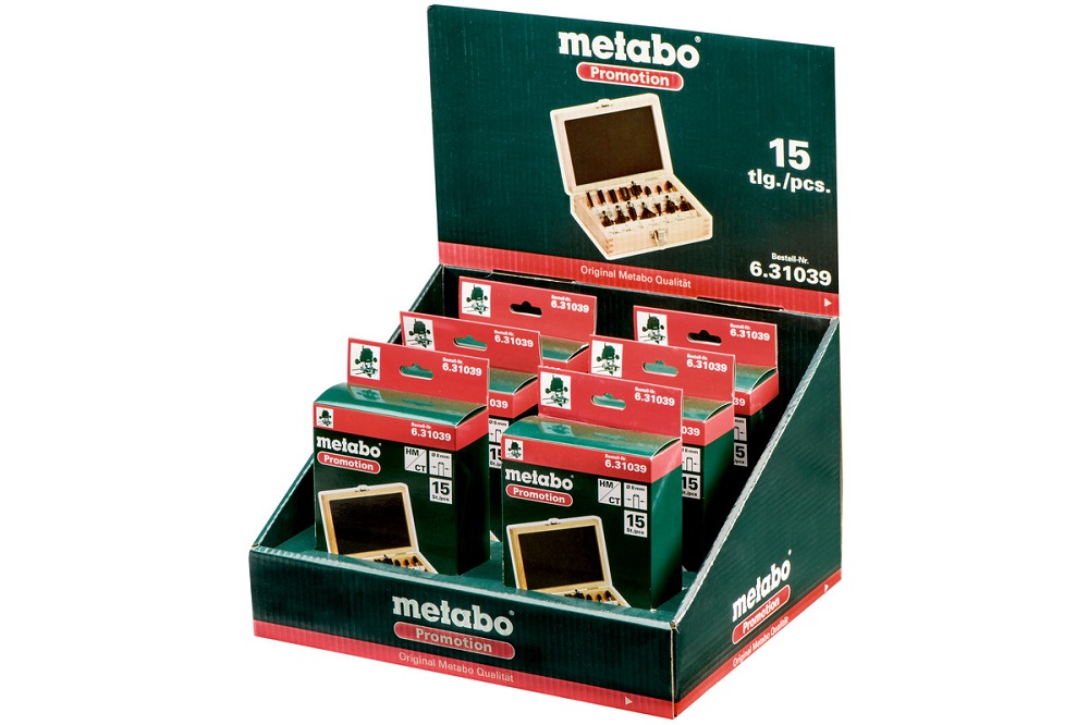 Набор фрез Metabo SP (15 шт) – фото №1 Набор фрез Metabo SP (15 шт) – №1