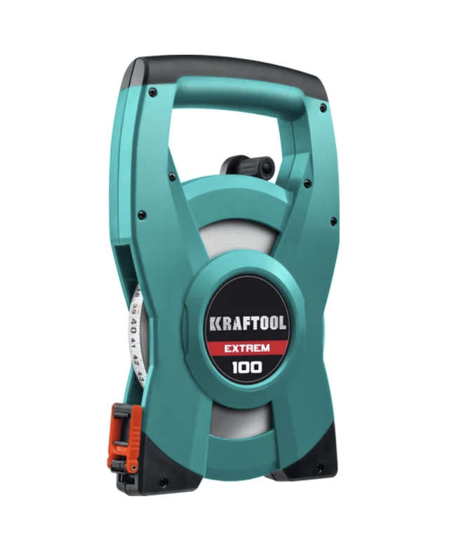 Лента геодезическая мерная Kraftool 100 м стальная (34185-100) – №1