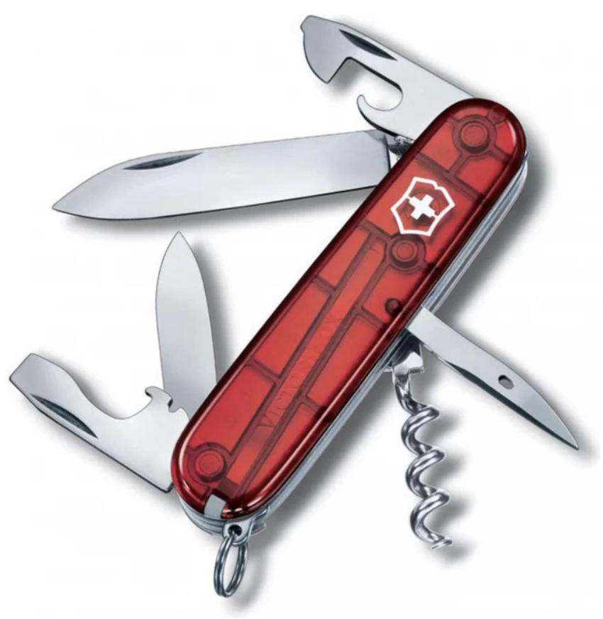 Нож многофункциональный Victorinox Spartan Red Trans (1.3603.T) – №1