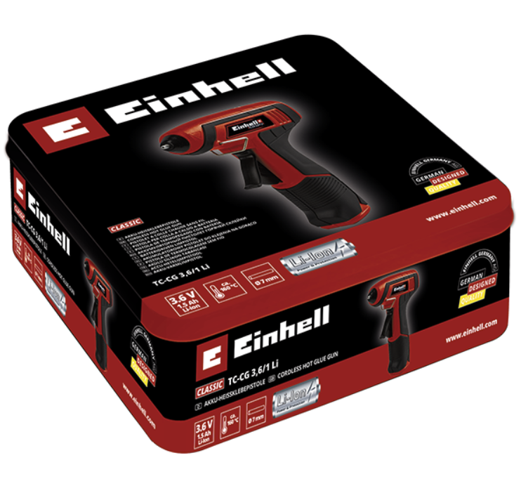 Аккумуляторный клеевой термопистолет Einhell TC-CG 3.6/1 Li – №1