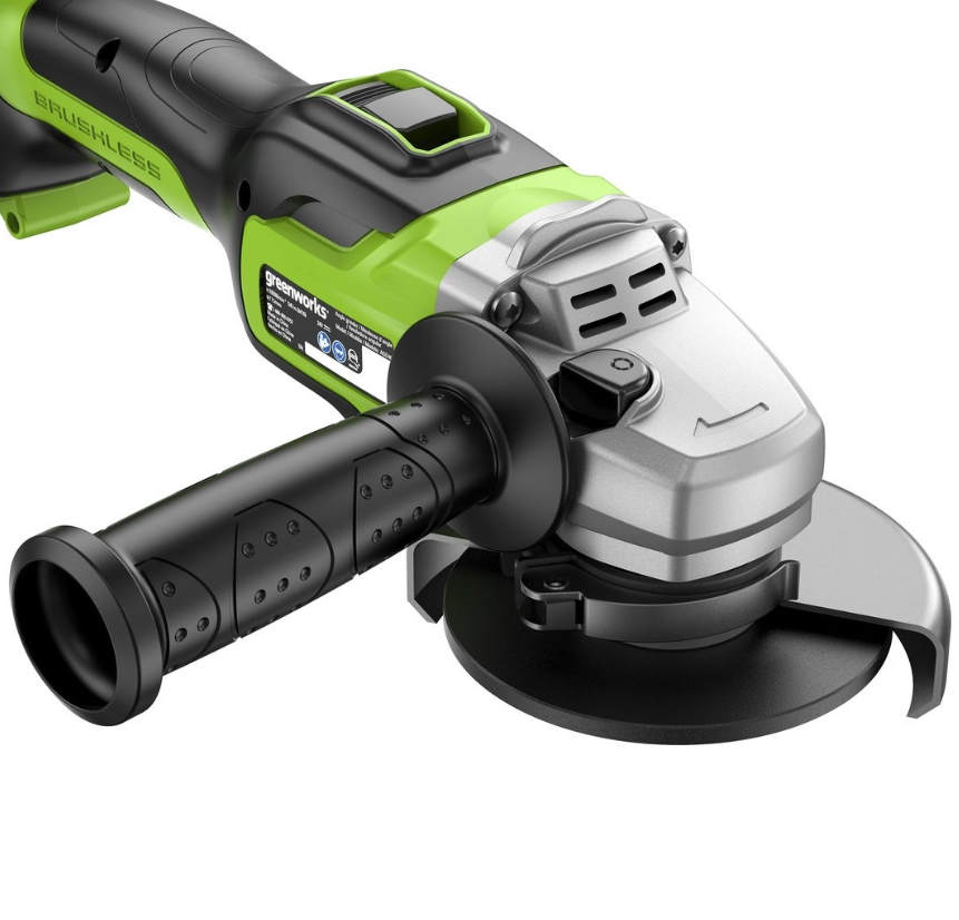 Аккумуляторная УШМ Greenworks GD24AG 24V (1x8,0 Ач) 3200207CUH – фото №4 Аккумуляторная УШМ Greenworks GD24AG 24V (1x8,0 Ач) 3200207CUH – №4