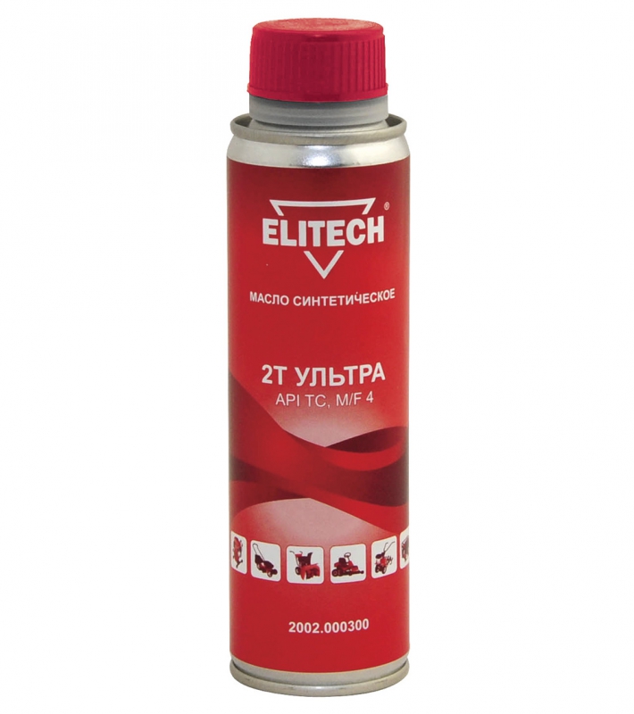 Масло для 2-х тактного двигателя Elitech 0,2 л – №1