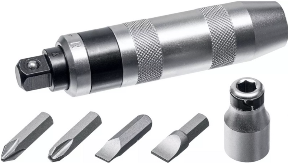 Отвертка ударная Kraftool ID-6 поворотная (6 пред) (25555) – №1