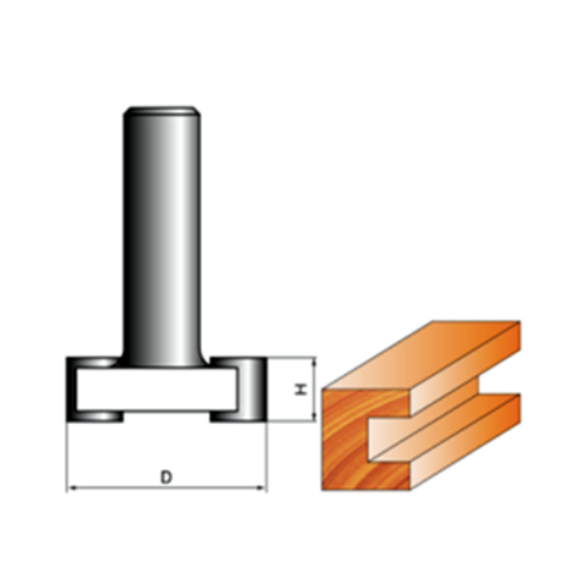 Фреза кромочная фальцевая Strong 8х33х4 мм Z2 – №1