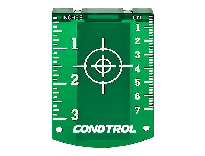 Мишень магнитная для нивелира Condtrol зелёная – №1