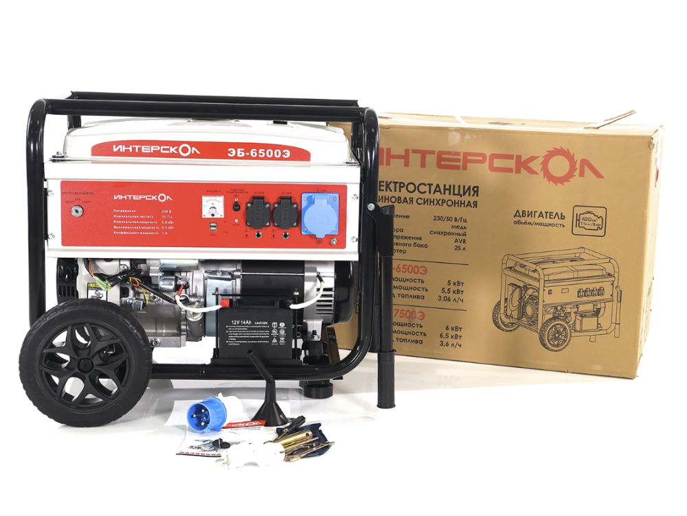 Генератор бензиновый Интерскол ЭБ-6500Э – №5