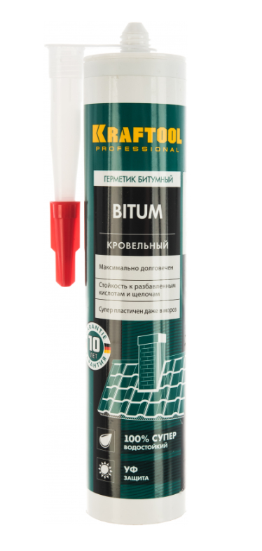 Герметик битумный Kraftool 300 мл черный – №1