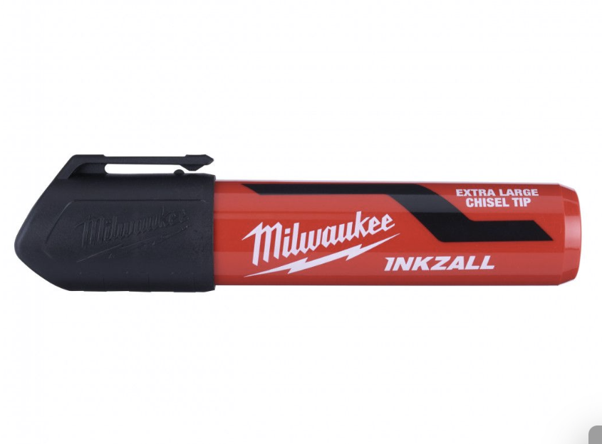 Маркер строительный Milwaukee Inkzall Extra Large XL, черный – фото №1 Маркер строительный Milwaukee Inkzall Extra Large XL, черный – №1