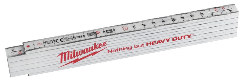 Метр складной композитный Milwaukee 2 м – №1