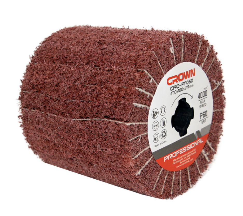 Щетка для браширования Crown CAQ-F11060 абразивная – №1