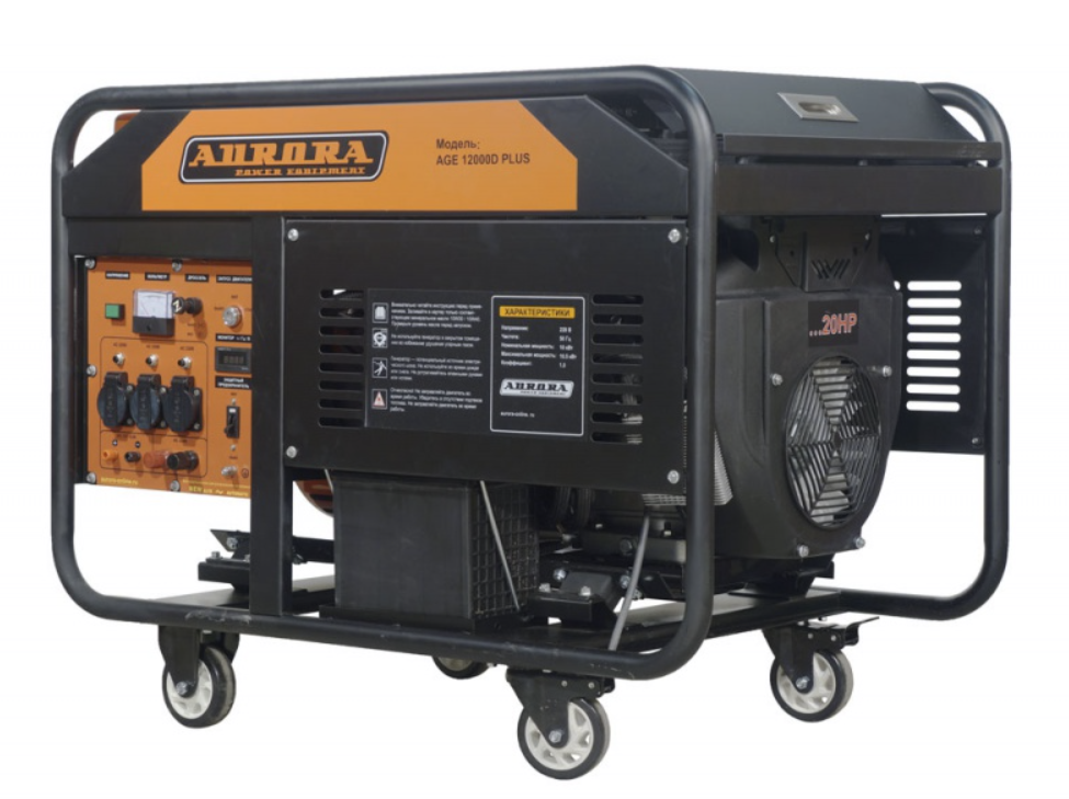 Генератор бензиновый Aurora AGE 12000 D Plus – фото №1 Генератор бензиновый Aurora AGE 12000 D Plus – №1