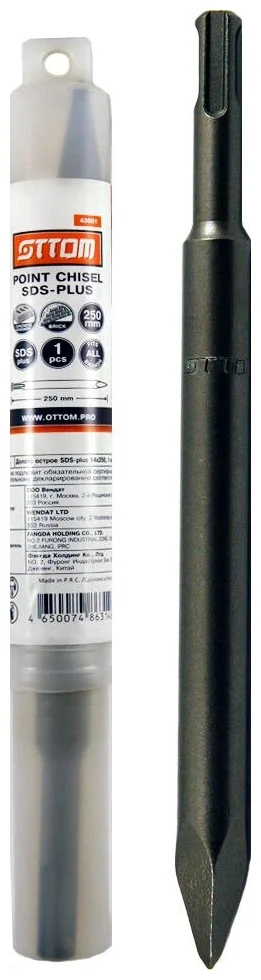 Зубило пика SDS+ Ottom 14x250 мм – №1
