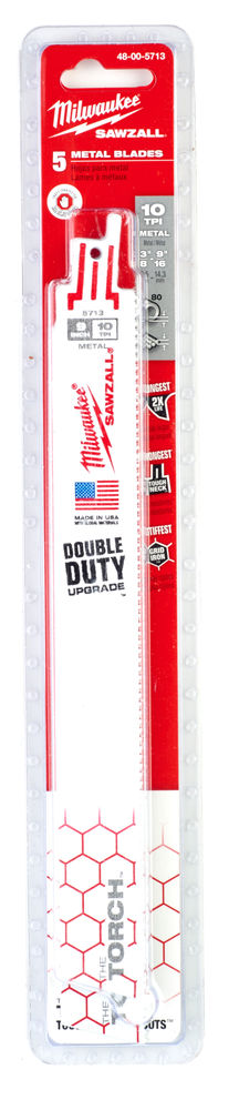 Полотно сабельное Milwaukee The Torch 230x2,5 мм (1 шт) – №1