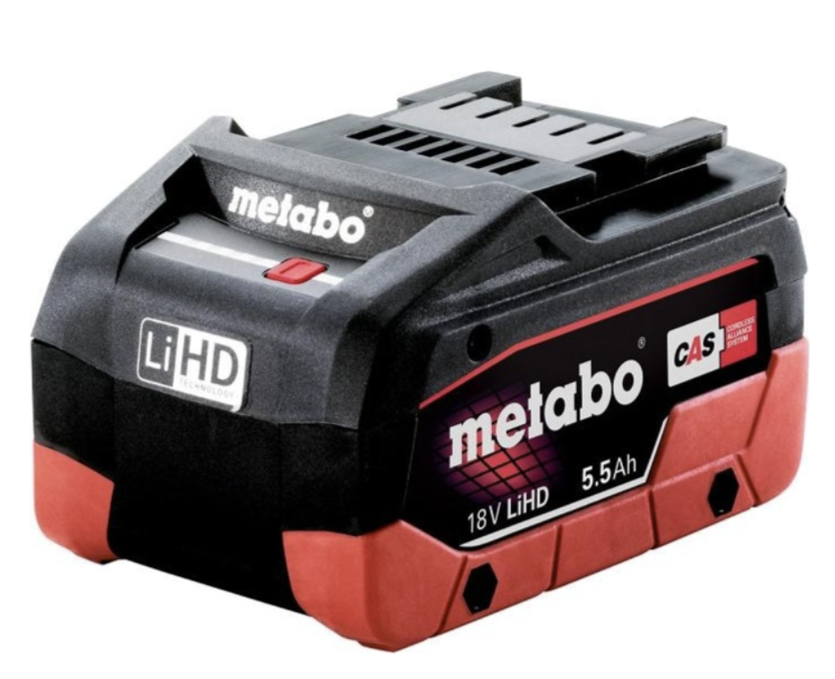 Аккумулятор Metabo 18V LiHD 5,5 Ah – №1