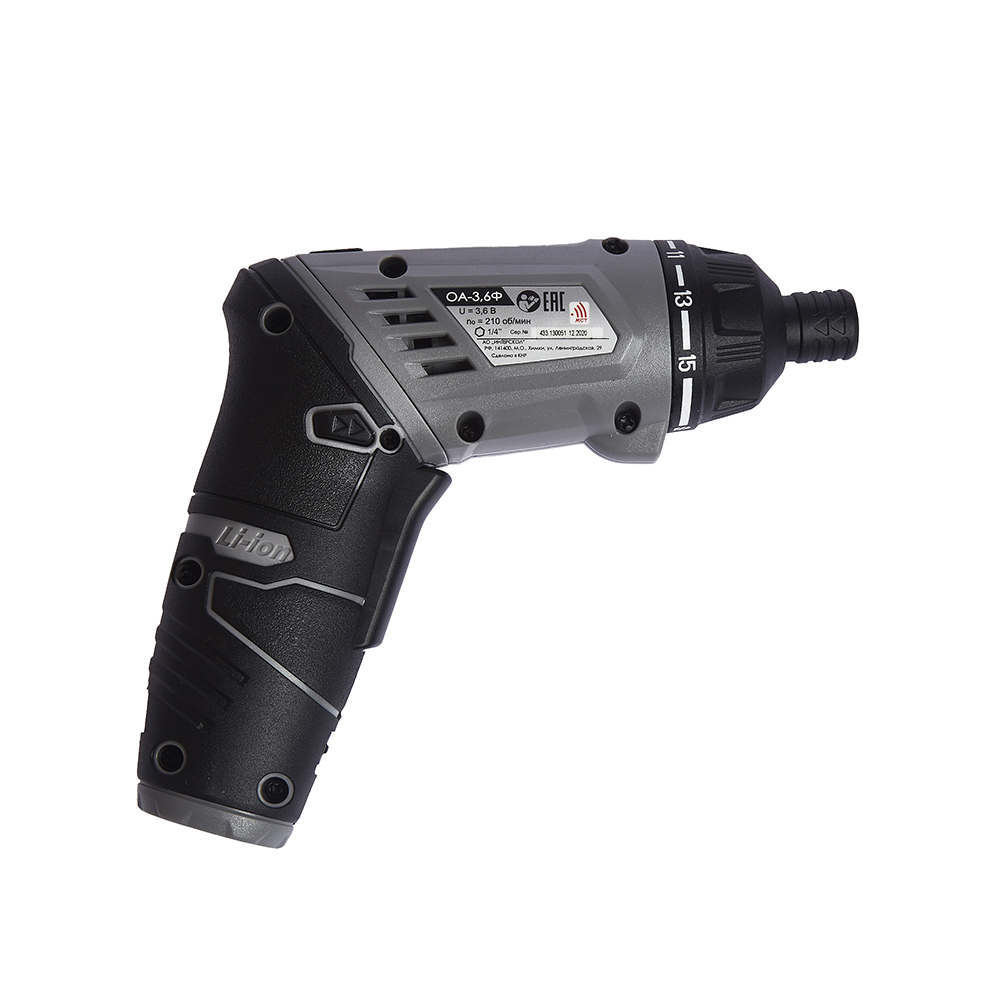 Аккумуляторная отвертка Интерскол ОА-3,6Ф Li-ion в кейсе – №2