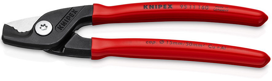 Кабелерез Knipex StepCut 15/160 мм со ступенчатым резом (KN-9511160) – фото №1 Кабелерез Knipex StepCut 15/160 мм со ступенчатым резом (KN-9511160) – №1