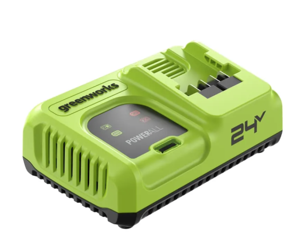 Зарядное устройство Greenworks G24C8, 24V, 8A ультрабыстрое 2958707 – фото №1 Зарядное устройство Greenworks G24C8, 24V, 8A ультрабыстрое 2958707 – №1