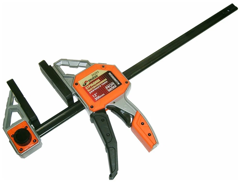 Струбцина быстрозажимная Skrab Profi Al реечная, 300 мм – №1