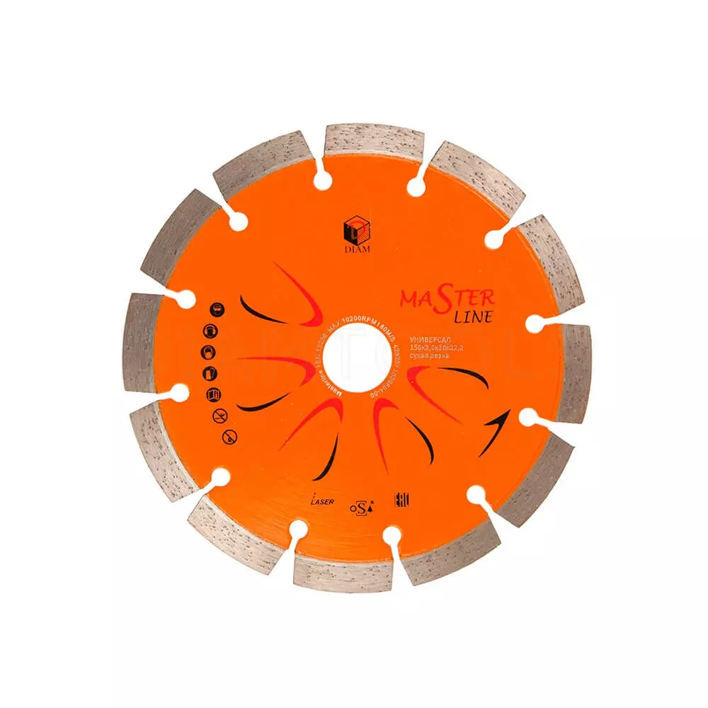 Диск алмазный Diam Master Line 150x2x22,2 мм универсальный – №1