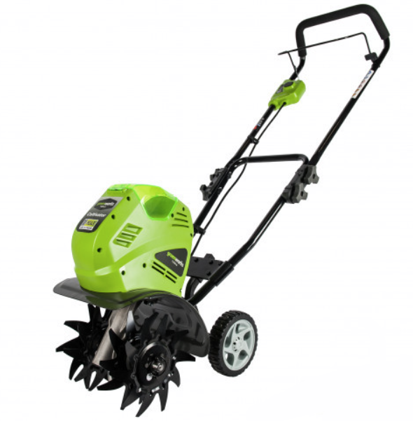 Аккумуляторный культиватор Greenworks G40TLK4 (1х4,0 Ач) 27087VB – фото №1 Аккумуляторный культиватор Greenworks G40TLK4 (1х4,0 Ач) 27087VB – №1