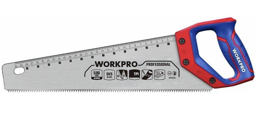 Ножовка по дереву WORKPRO 500 мм 7TPI (WP215007) – фото №1 Ножовка по дереву WORKPRO 500 мм 7TPI (WP215007) – №1