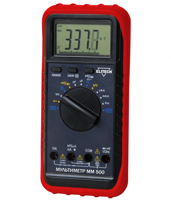 Мультиметр Elitech MM 500 – фото №1 Мультиметр Elitech MM 500 – №1
