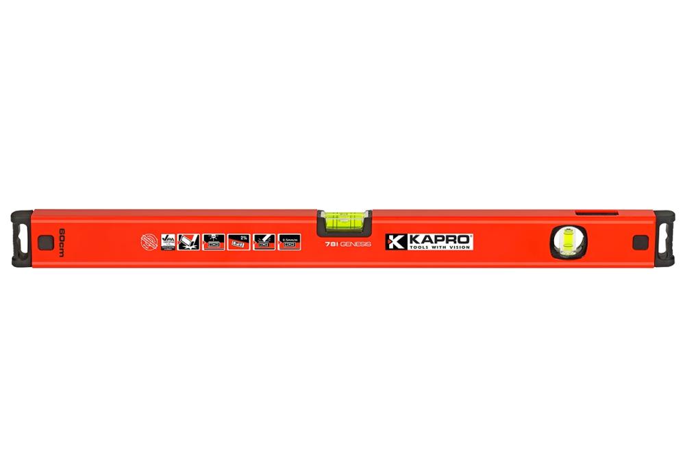 Уровень Kapro Plumbsite Genesis М 120 см (2 колбы) – фото №1 Уровень Kapro Plumbsite Genesis М 120 см (2 колбы) – №1