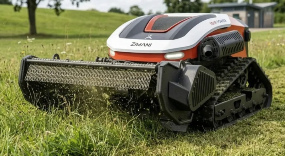 Газонокосилка-мульчер бензиновая ZimAni RCM 100BH-PRO "Эволюция С" на радиоуправлени – фото №3 Газонокосилка-мульчер бензиновая ZimAni RCM 100BH-PRO "Эволюция С" на радиоуправлени – №3