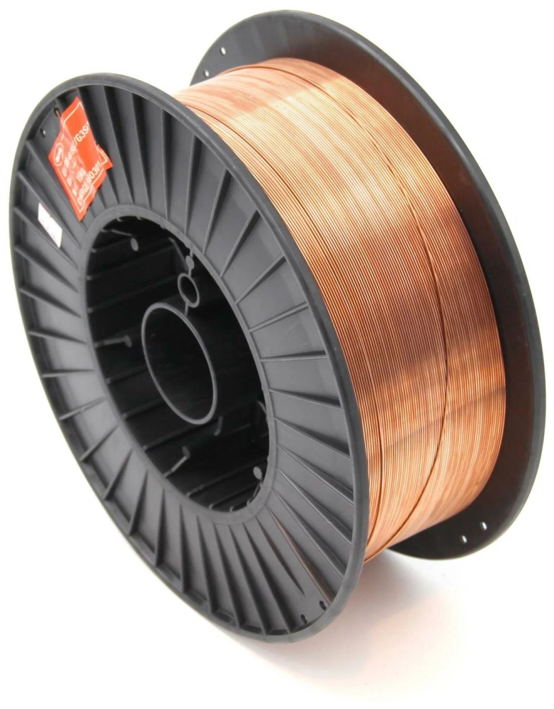 Проволока сварочная омедненная Deka ER70S-6 ф 0,8 (15 кг) – фото №1 Проволока сварочная омедненная Deka ER70S-6 ф 0,8 (15 кг) – №1