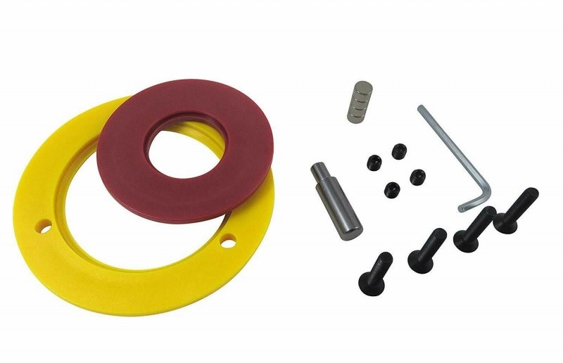 Плита для фрезерного стола c упором Uniqtool 310x230x10 мм – №1