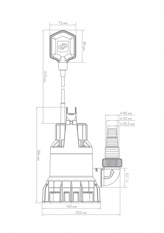 Насос фекальный Джилекс 115/5 – №5
