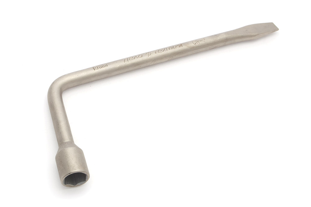 Ключ баллонный L-образный Дело Техники 19 мм, кованый – №1