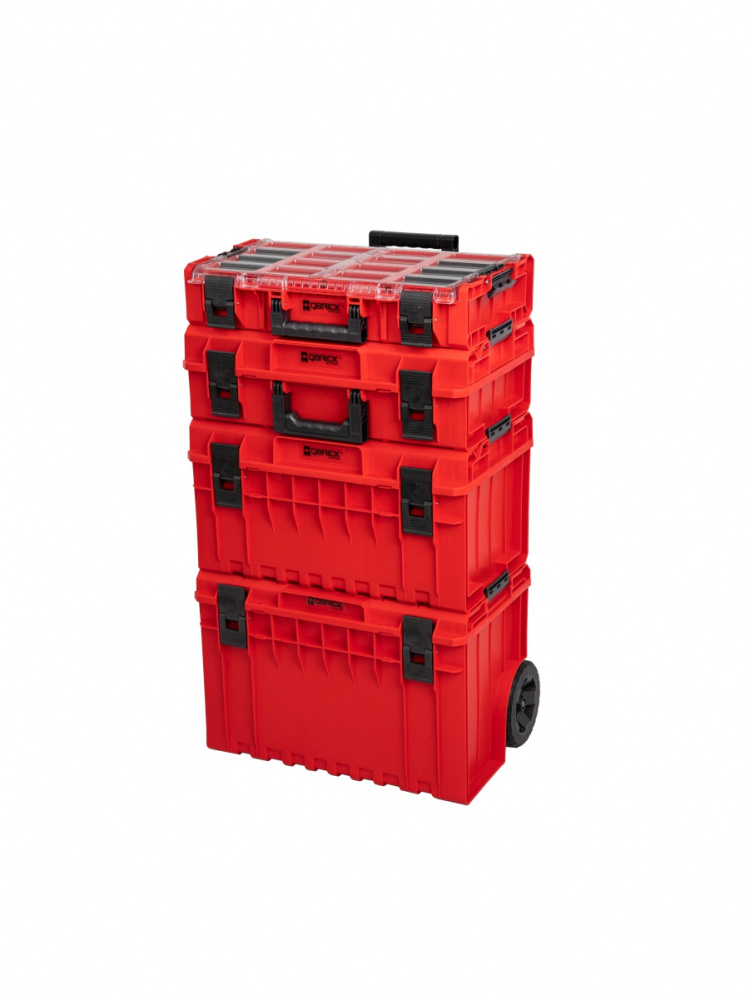 Набор ящиков Qbrick System ONE Ultra HD Red 4Set – фото №1 Набор ящиков Qbrick System ONE Ultra HD Red 4Set – №1