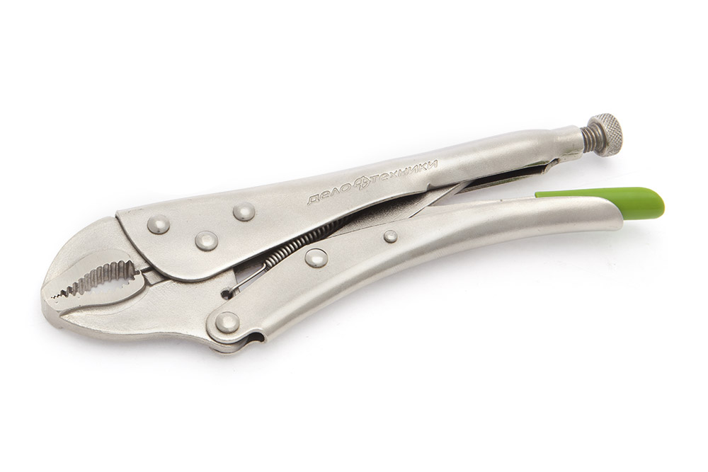 Зажим с фиксацией с полукруглым захватом Дело Техники 180мм – №1