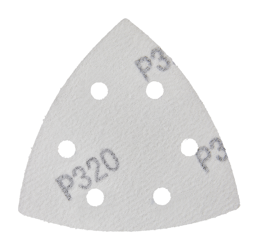 Лист шлифовальный Elitech 93х93 мм Р320, треугольный (5 шт) – №1