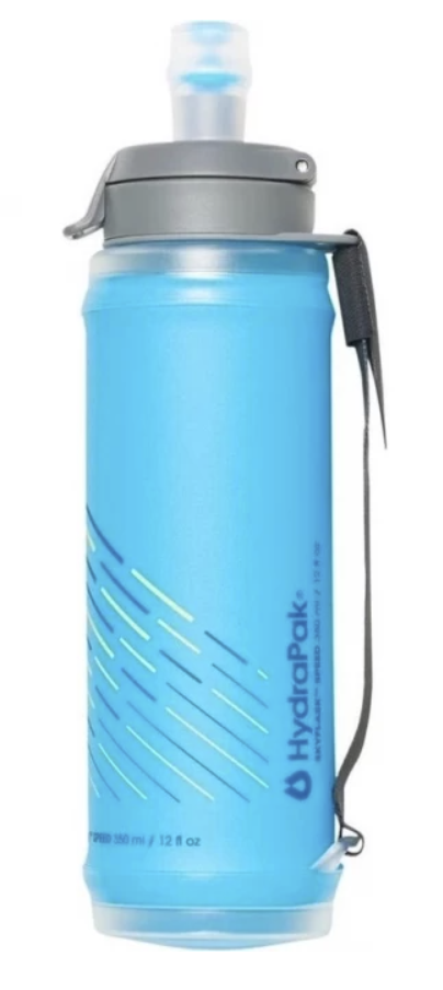 Бутылка мягкая для воды HydraPak SkyFlask 0,35 л. голубая – фото №1 Бутылка мягкая для воды HydraPak SkyFlask 0,35 л. голубая – №1
