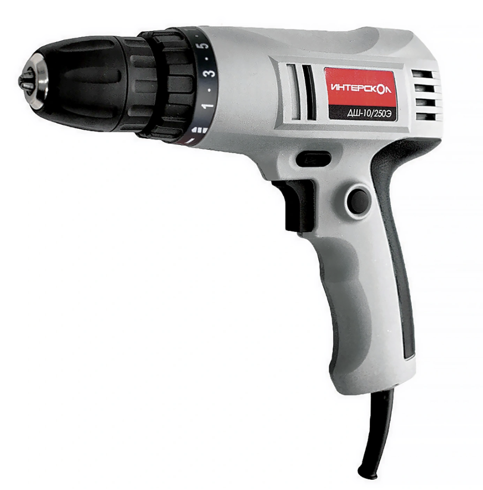 Дрель-шуруповерт Интерскол ДШ-10/250Э – №1