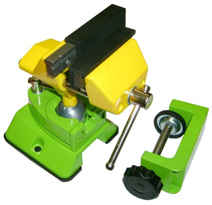 Тиски слесарные Skrab 75 мм поворотные на струбцине (25442) – №1